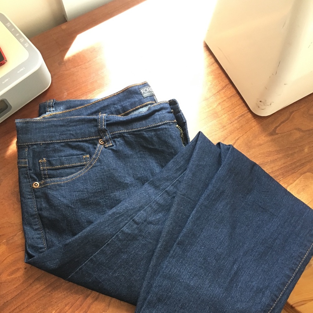 Forever 21 dark wash skinny jeans